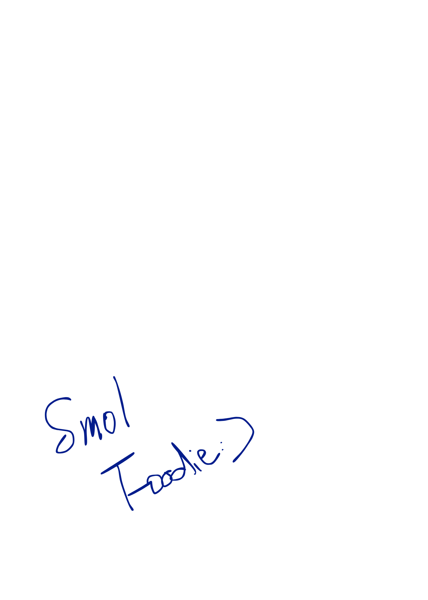 Back of the receipt — Smol Foodie