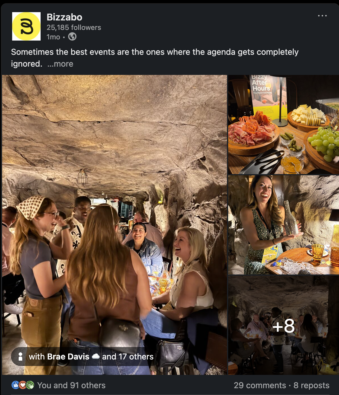 Event recap post screenshot