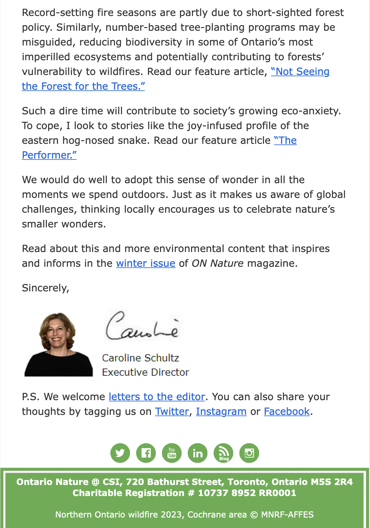 E-blast screenshot 2